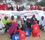 Distribution de kits aux filles du Kanem (SWEDD)